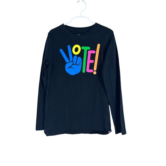 Appaman Tshirt Kid 10 Vote Graphic Crew Preppy Colorful Patriotic Classic 80s - Picture 1 of 7